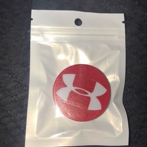 Red Under Armour pop socket
